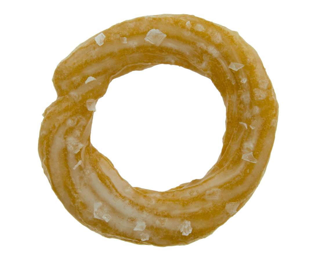 Australian Honey &Sea Salt Cruller donut doughnut