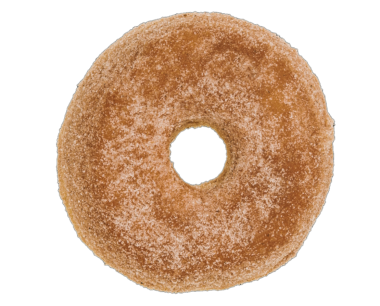 Pumpkin Spice Sugar RAISED Donut Doughnut